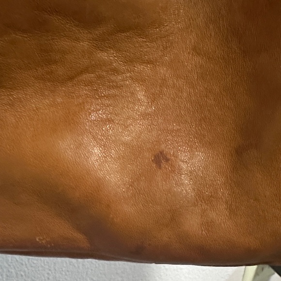 Scully Tan Leather Crossbody Bag with Diamond Accents - Picture 14 of 16